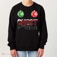 Chest Nuts Christmas Matching Couple Chestnuts Women's Sweatshirt thumb 0