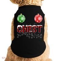 Chest Nuts Christmas Matching Couple Chestnuts Doggie Tank thumb 0
