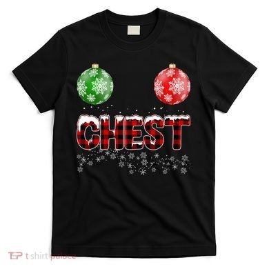 Chest Nuts Christmas Matching Couple Chestnuts T-Shirt