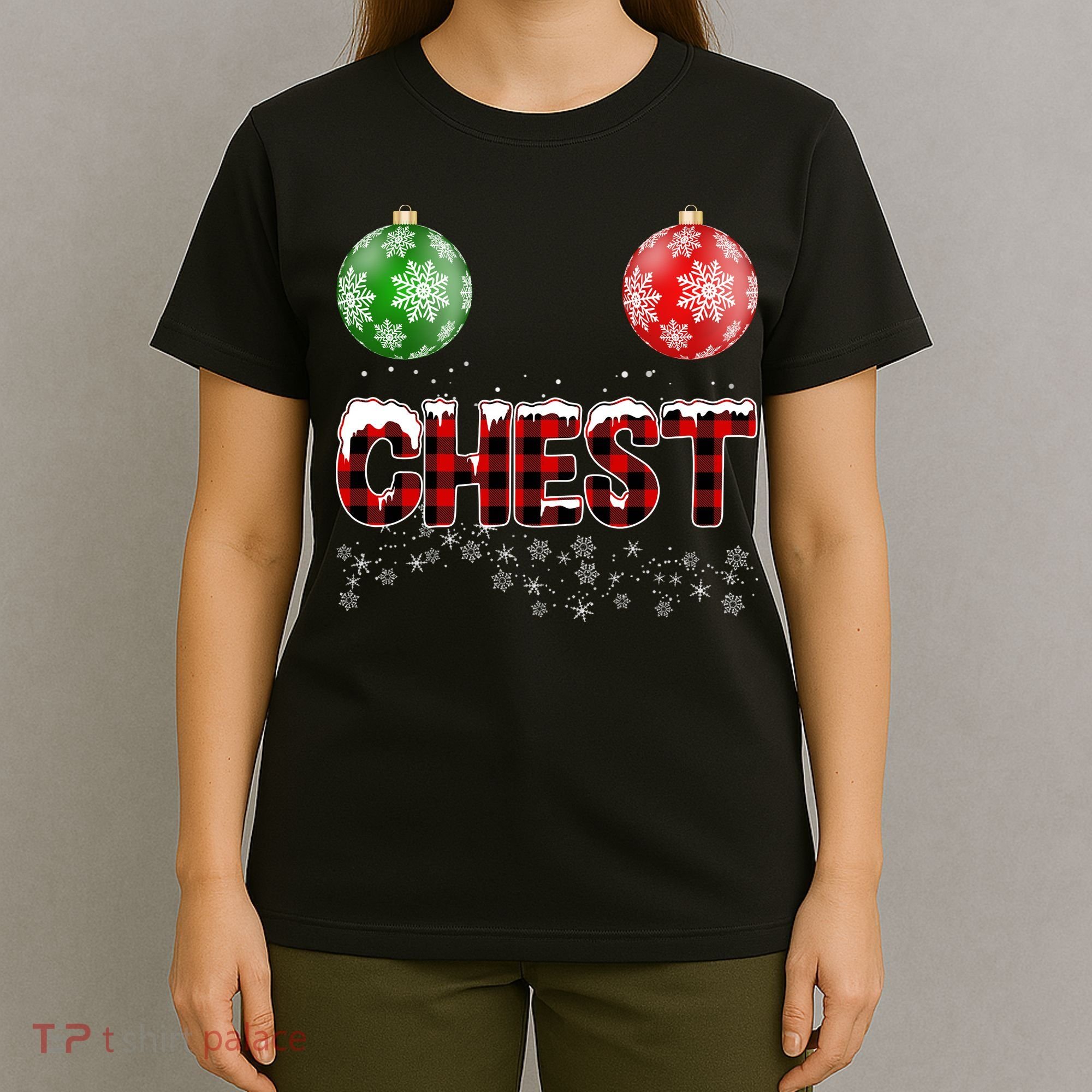 Chest Nuts Christmas Matching Couple Chestnuts T-Shirt