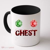 Chest Nuts Christmas Matching Couple Chestnuts Coffee Mug thumb 0
