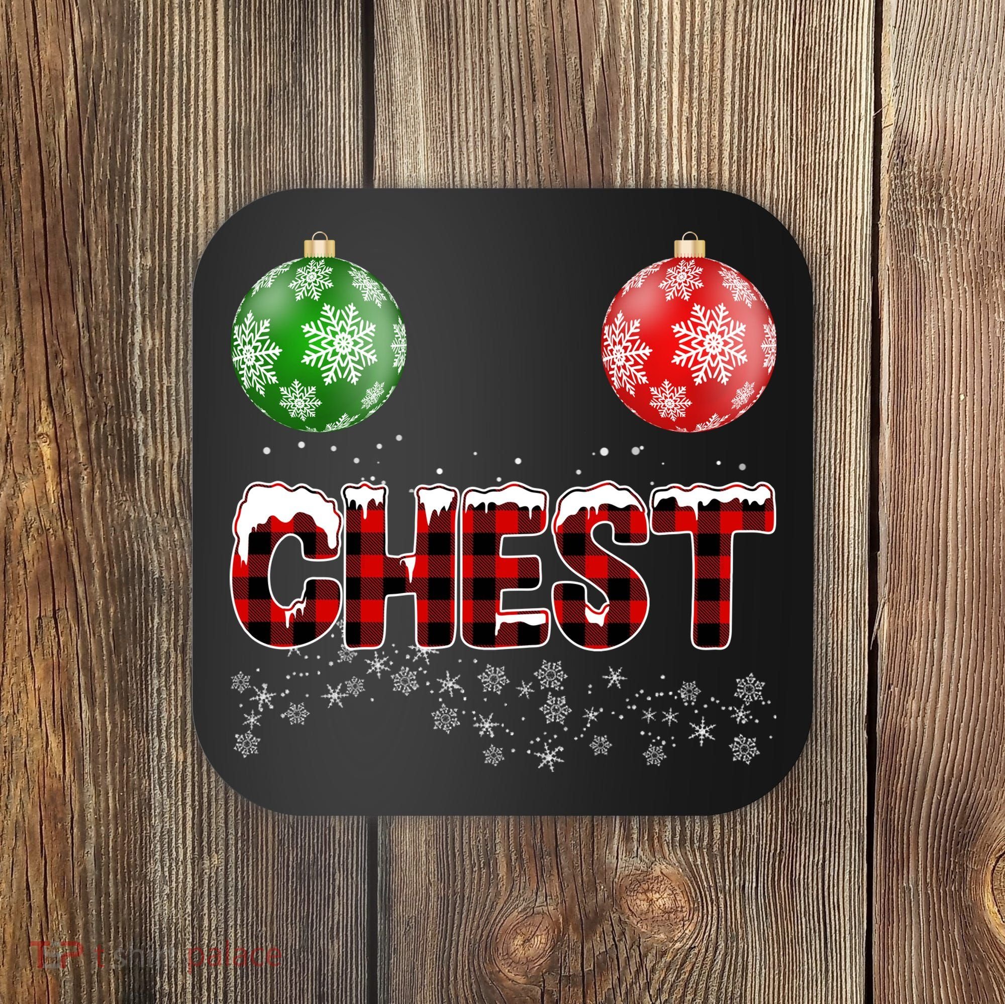 Chest Nuts Christmas Matching Couple Chestnuts Coaster
