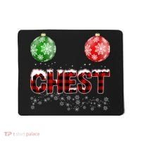 Chest Nuts Christmas Matching Couple Chestnuts Mousepad thumb 0