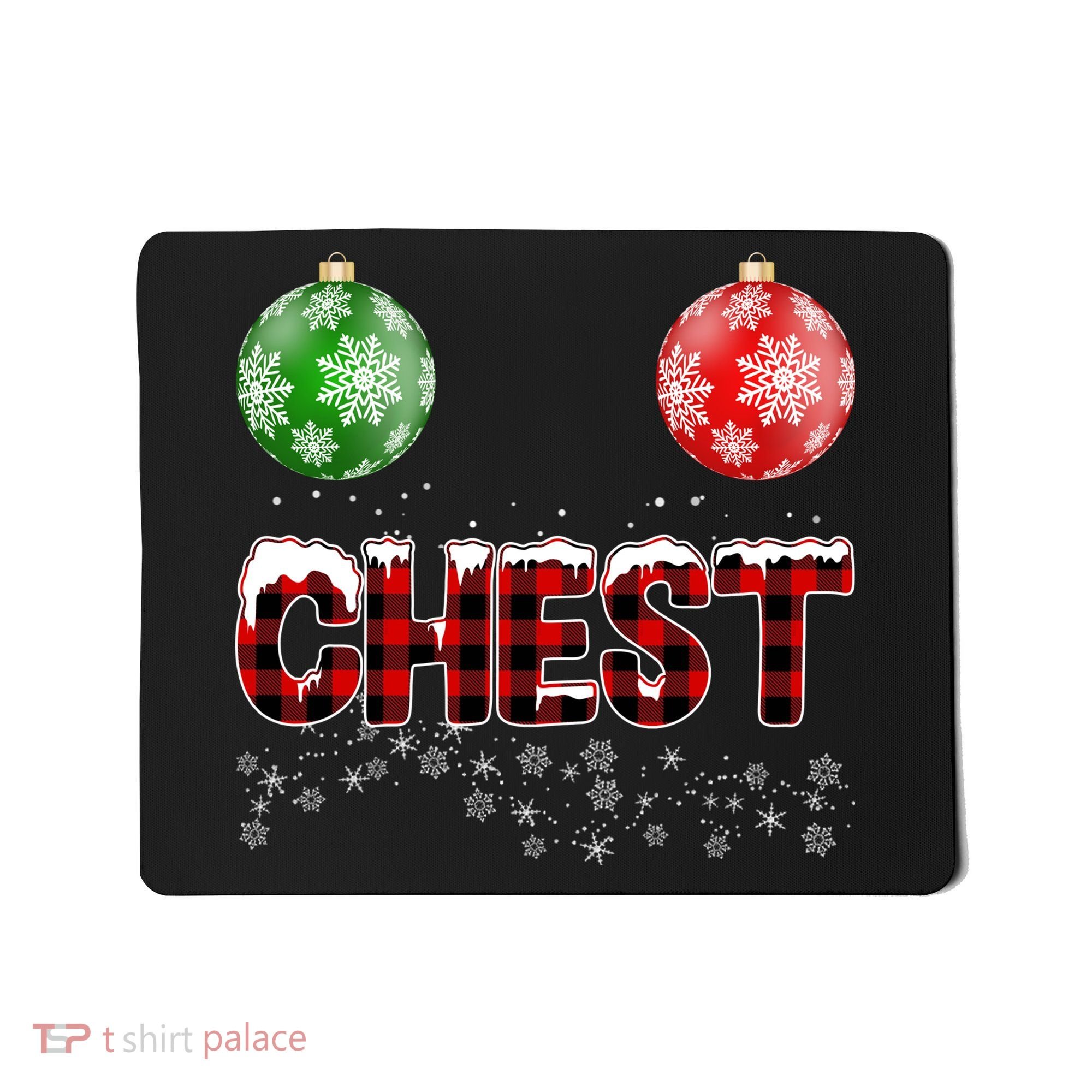 Chest Nuts Christmas Matching Couple Chestnuts Mousepad