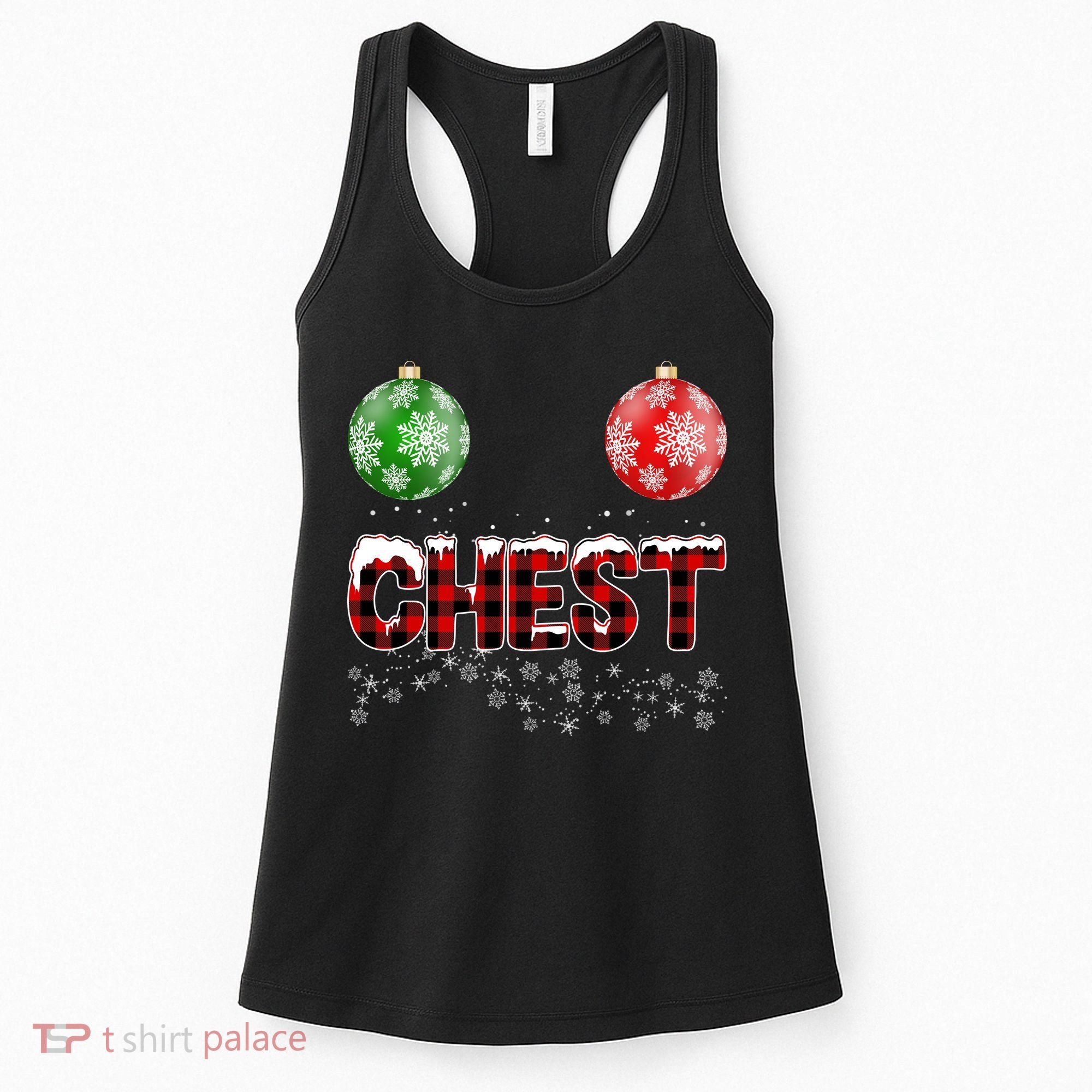 Chest Nuts Christmas Matching Couple Chestnuts Women's Tank Top