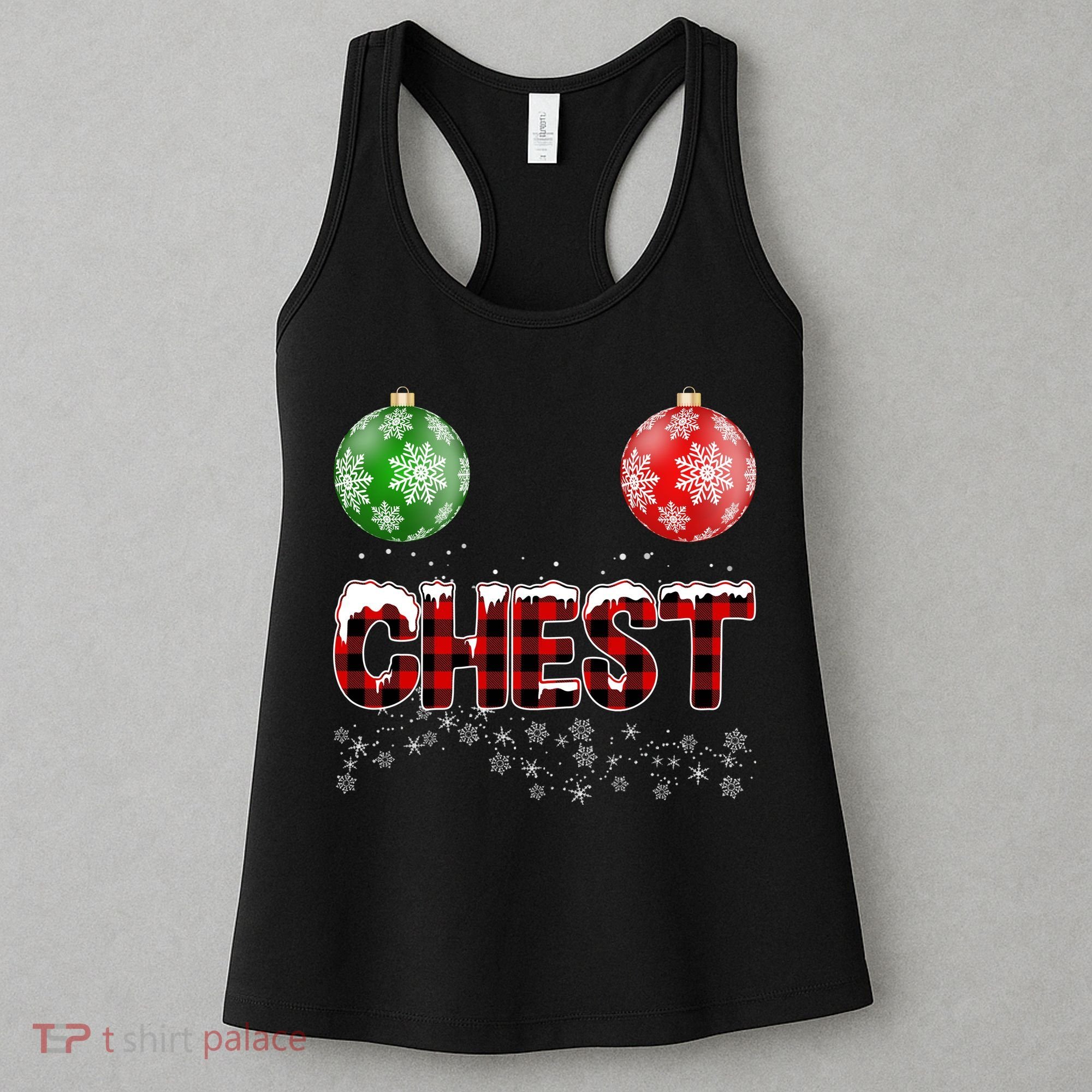 Chest Nuts Christmas Matching Couple Chestnuts Women's Tank Top