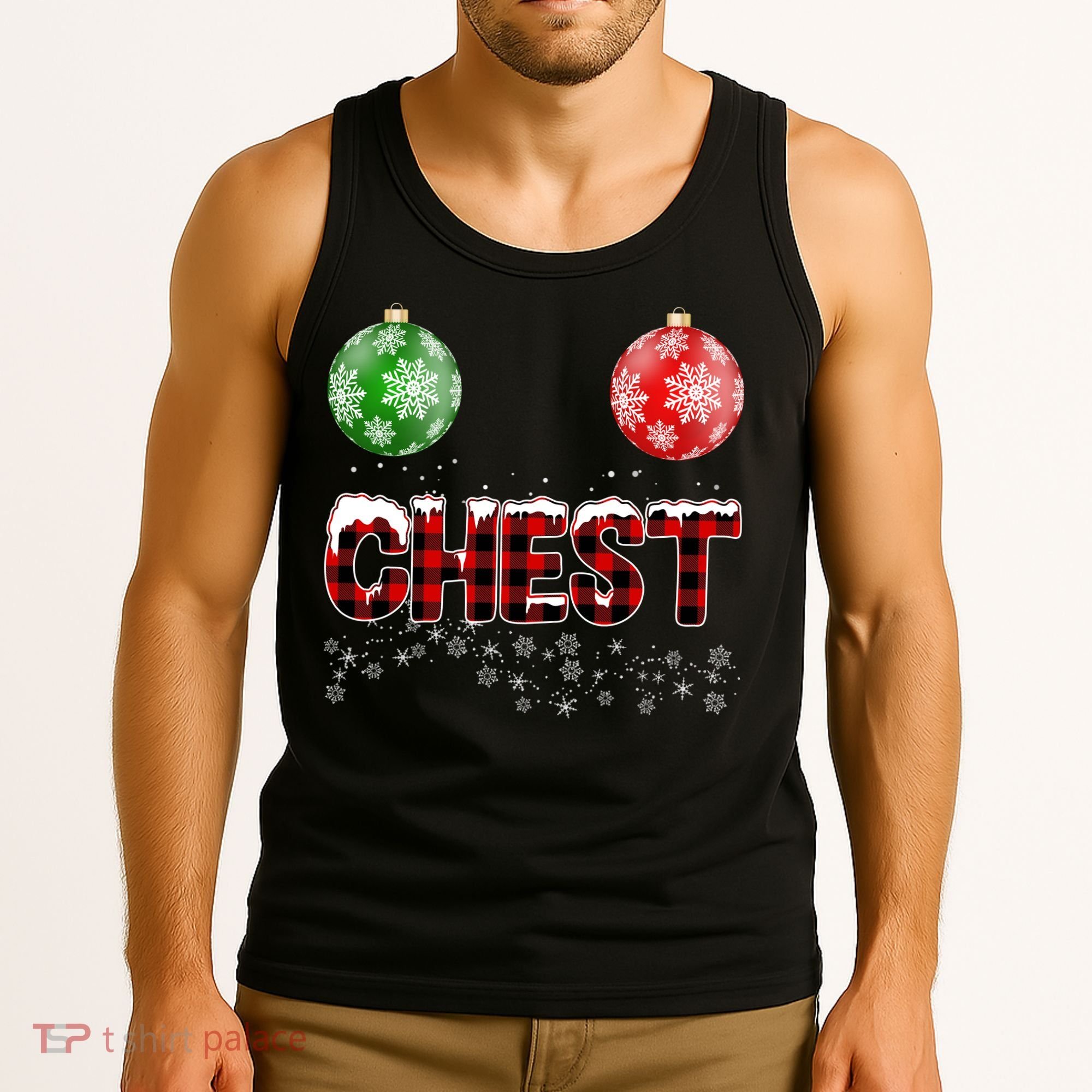 Chest Nuts Christmas Matching Couple Chestnuts Tank Top