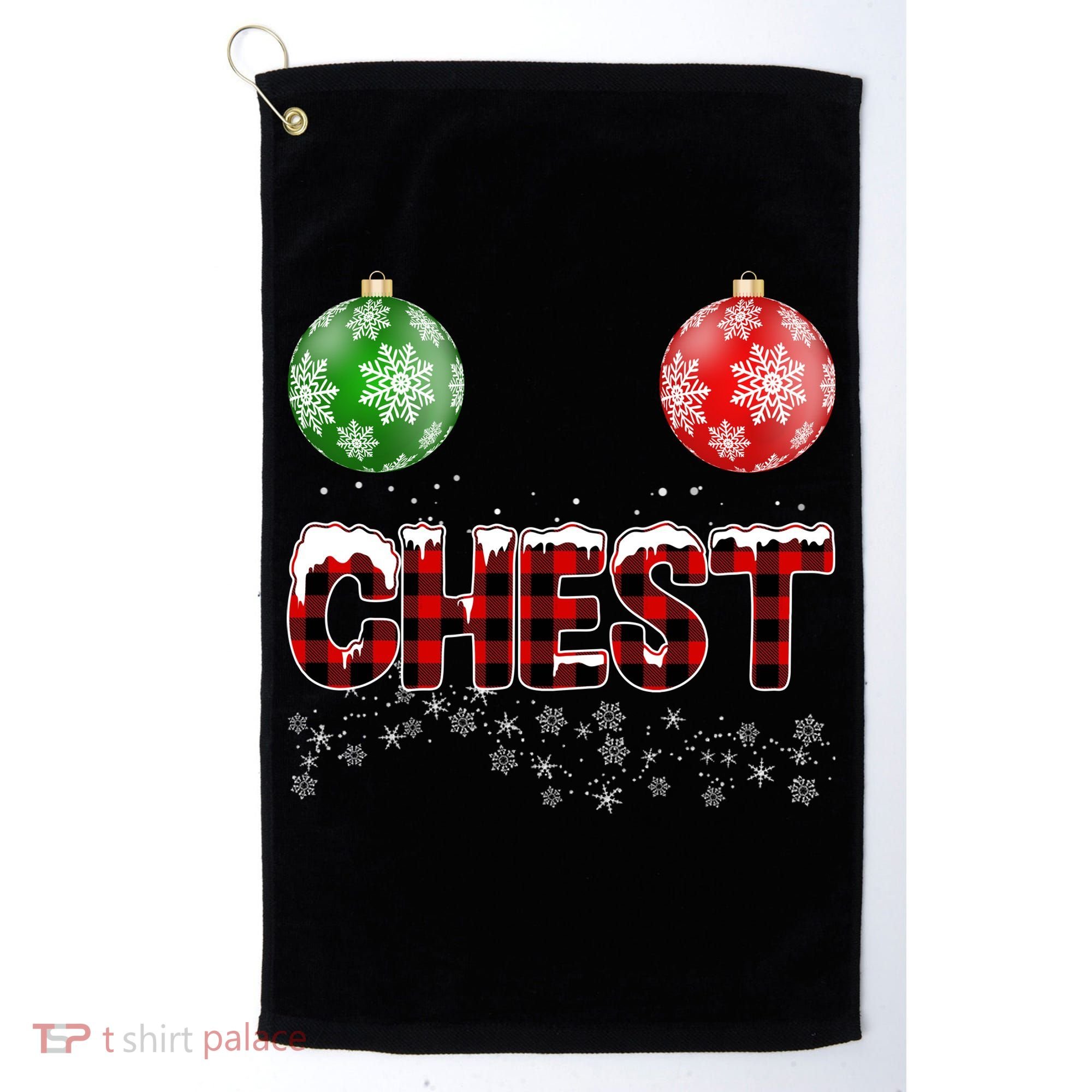 Chest Nuts Christmas Matching Couple Chestnuts Golf Towel
