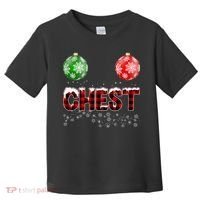 Chest Nuts Christmas Matching Couple Chestnuts Toddler T-Shirt thumb 0