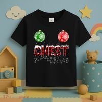 Chest Nuts Christmas Matching Couple Chestnuts Toddler T-Shirt thumb 3