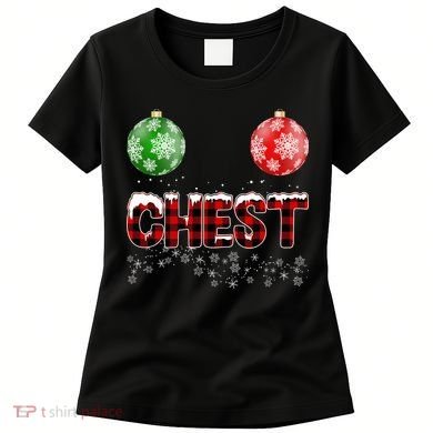 Chest Nuts Christmas Matching Couple Chestnuts Women's T-Shirt