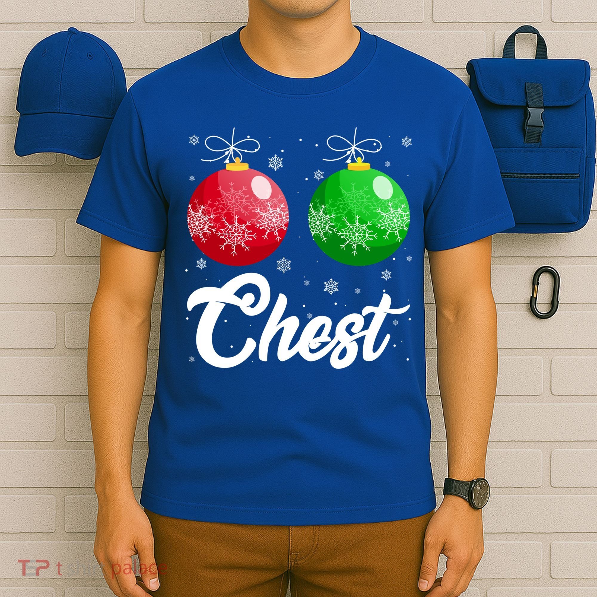 Chest Nuts Christmas Matching Couple Chestnuts Xmas Pajamas Meaningful Gift T-Shirt