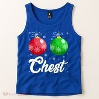 Chest Nuts Christmas Matching Couple Chestnuts Xmas Pajamas Meaningful Gift Tank Top thumb 2