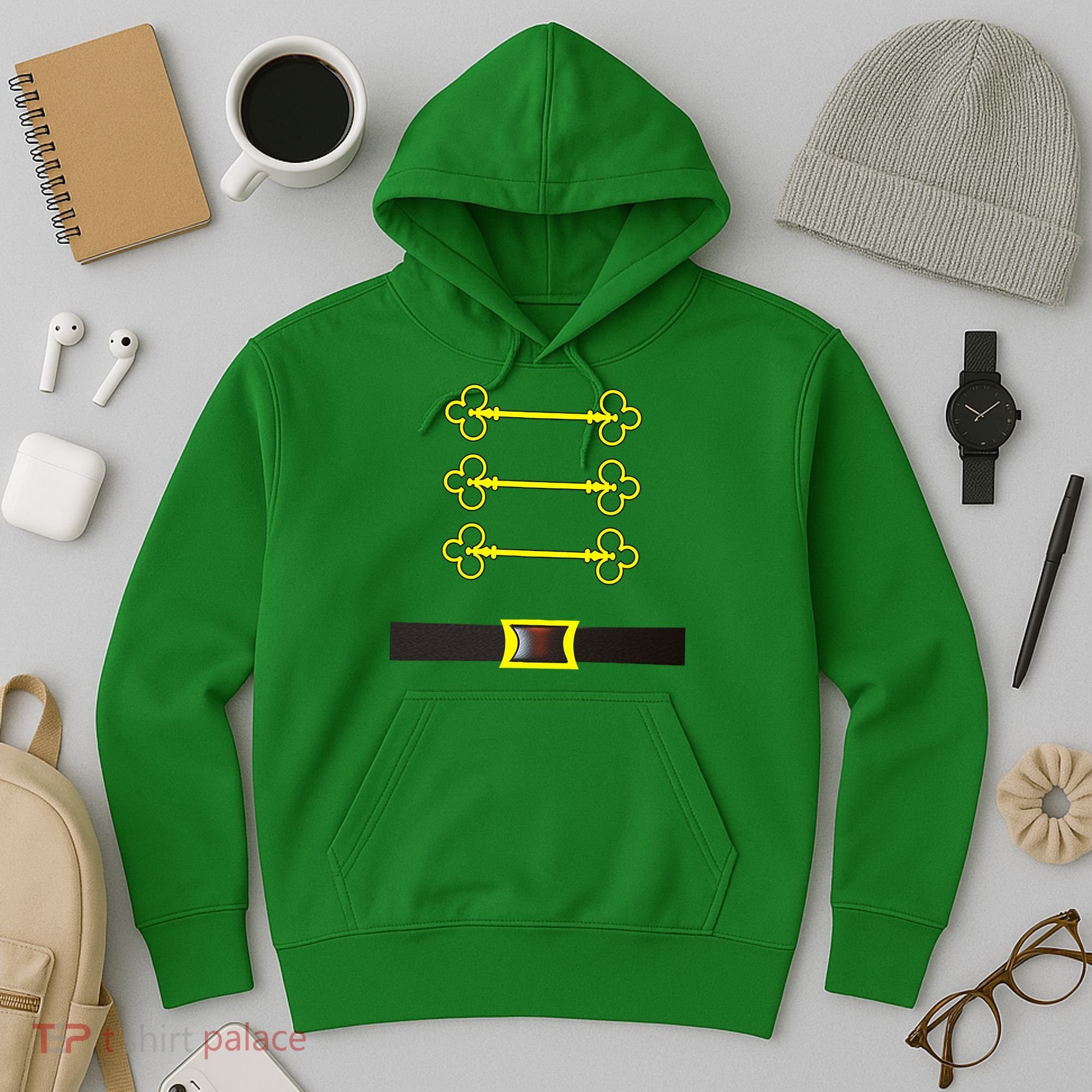 Christmas Nutcracker Costume Wear With Toy Soldier Hat Hoodie