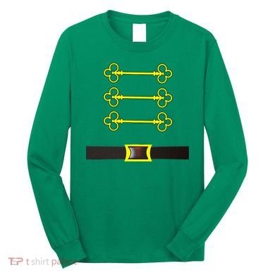 Christmas Nutcracker Costume Wear With Toy Soldier Hat Long Sleeve Shirt