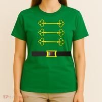 Christmas Nutcracker Costume Wear With Toy Soldier Hat T-Shirt thumb 4
