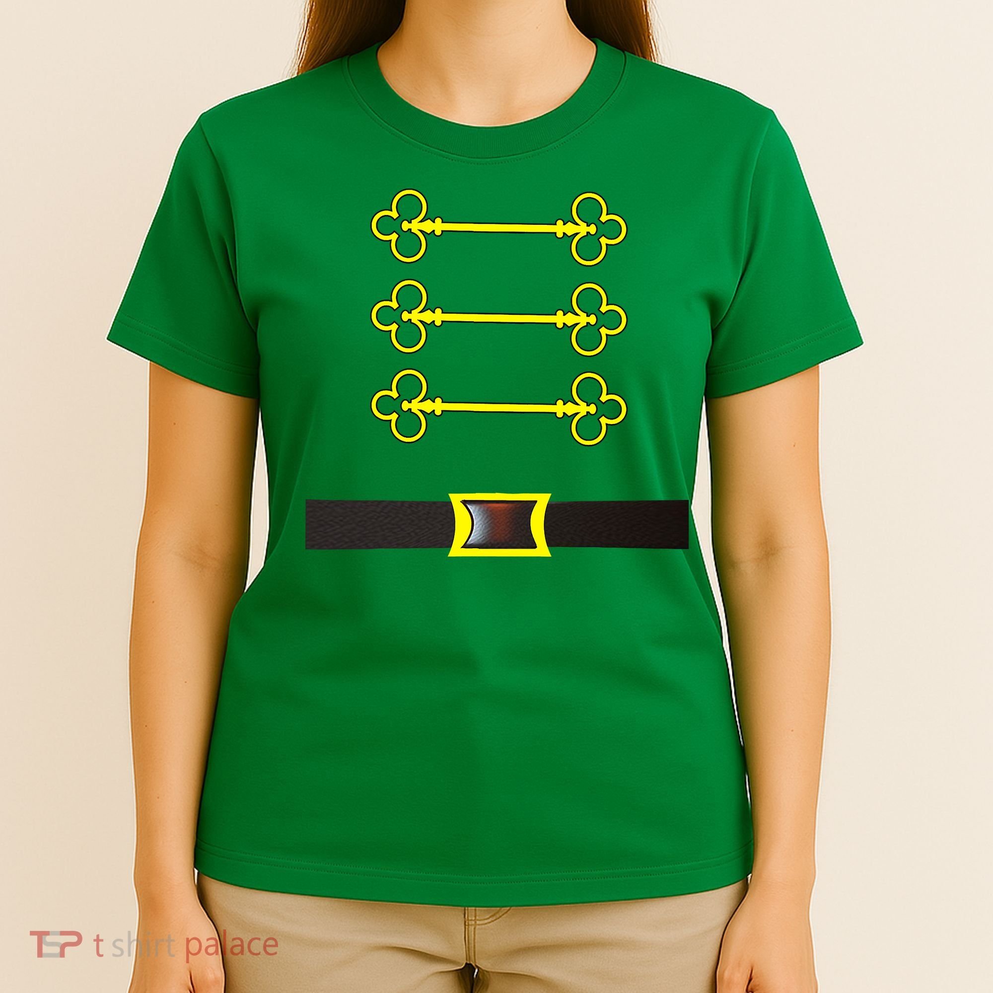 Christmas Nutcracker Costume Wear With Toy Soldier Hat T-Shirt