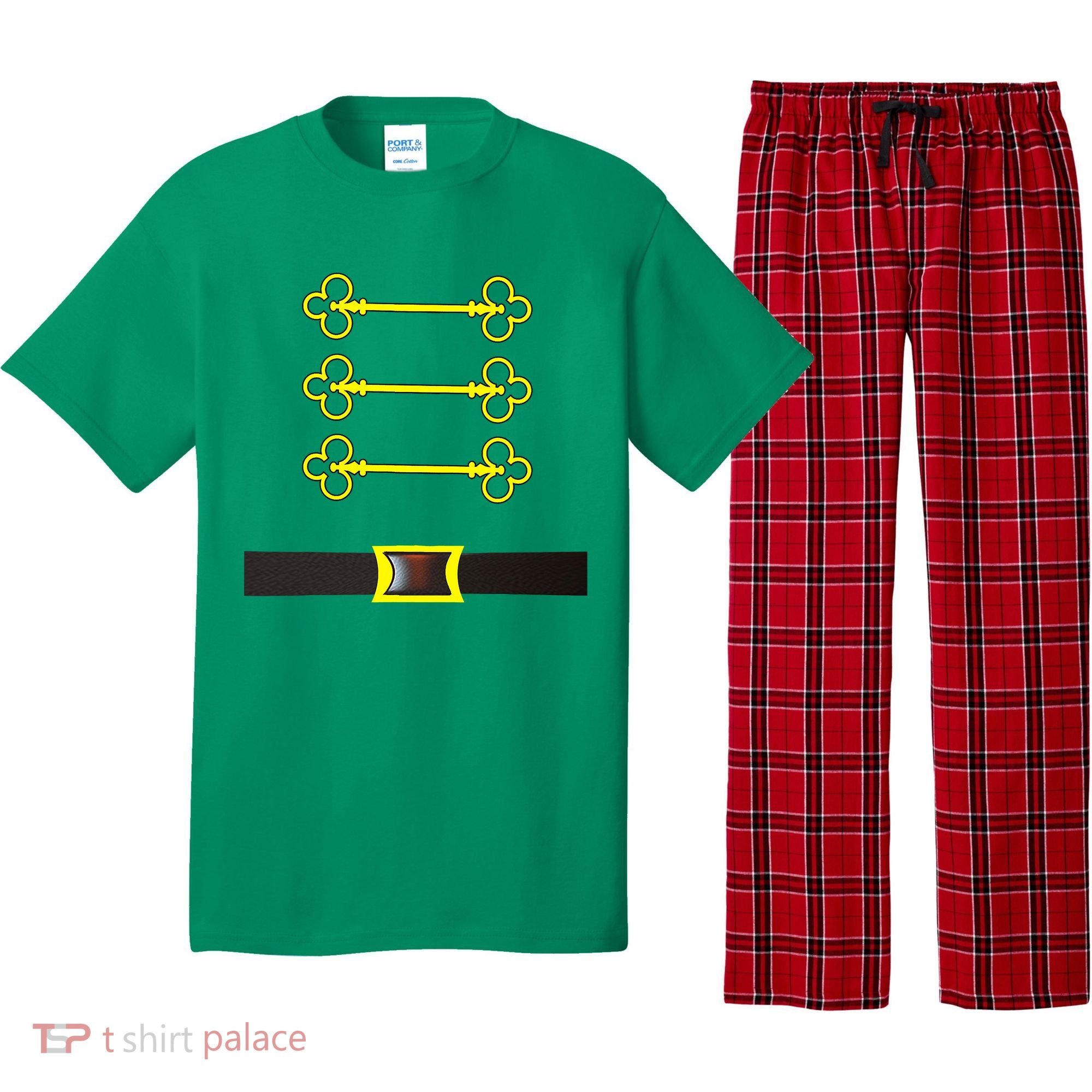 Christmas Nutcracker Costume Wear With Toy Soldier Hat Pajama Set