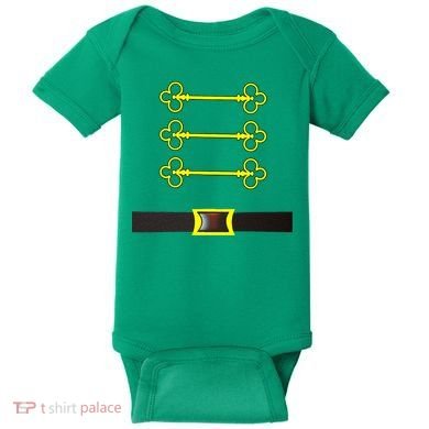 Christmas Nutcracker Costume Wear With Toy Soldier Hat Baby Bodysuit