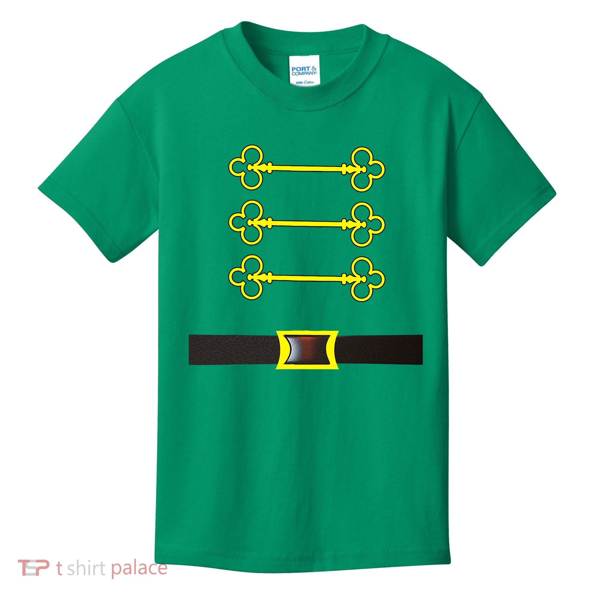 Christmas Nutcracker Costume Wear With Toy Soldier Hat Kids T-Shirt