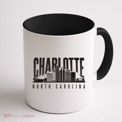 Charlotte North Carolina City Coffee Mug back