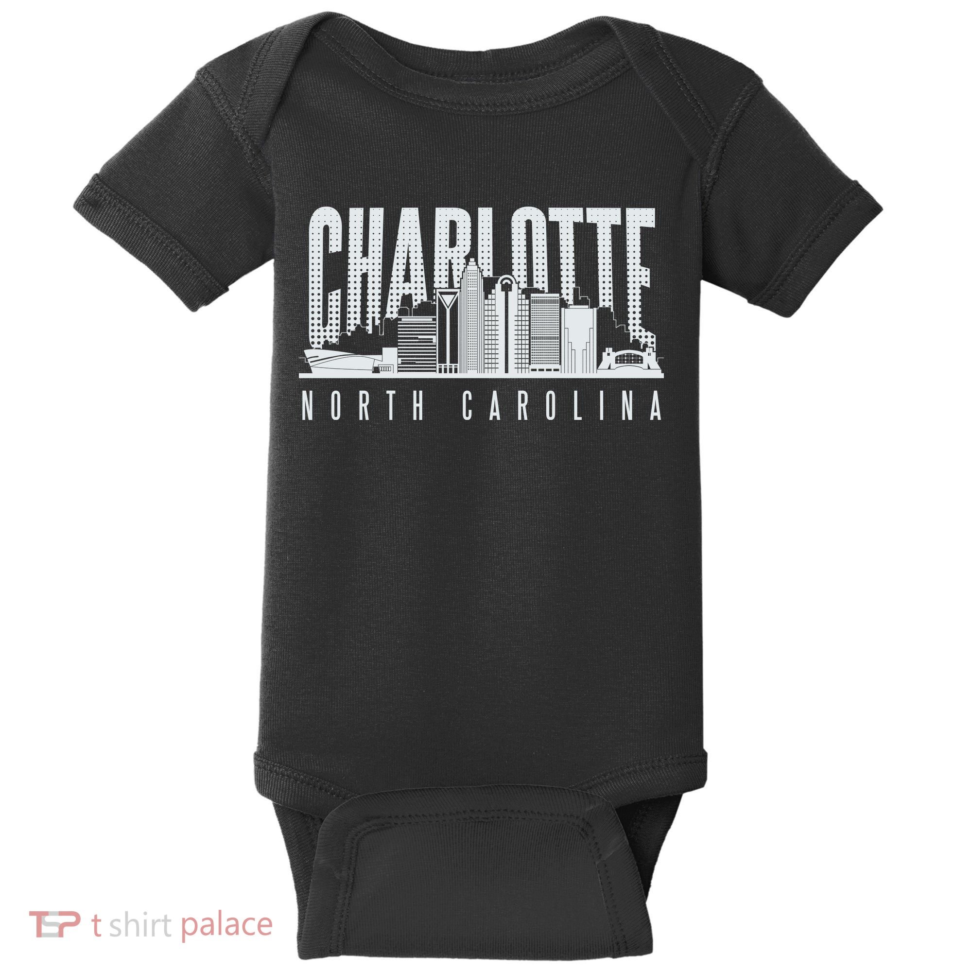 Charlotte North Carolina City Baby Bodysuit