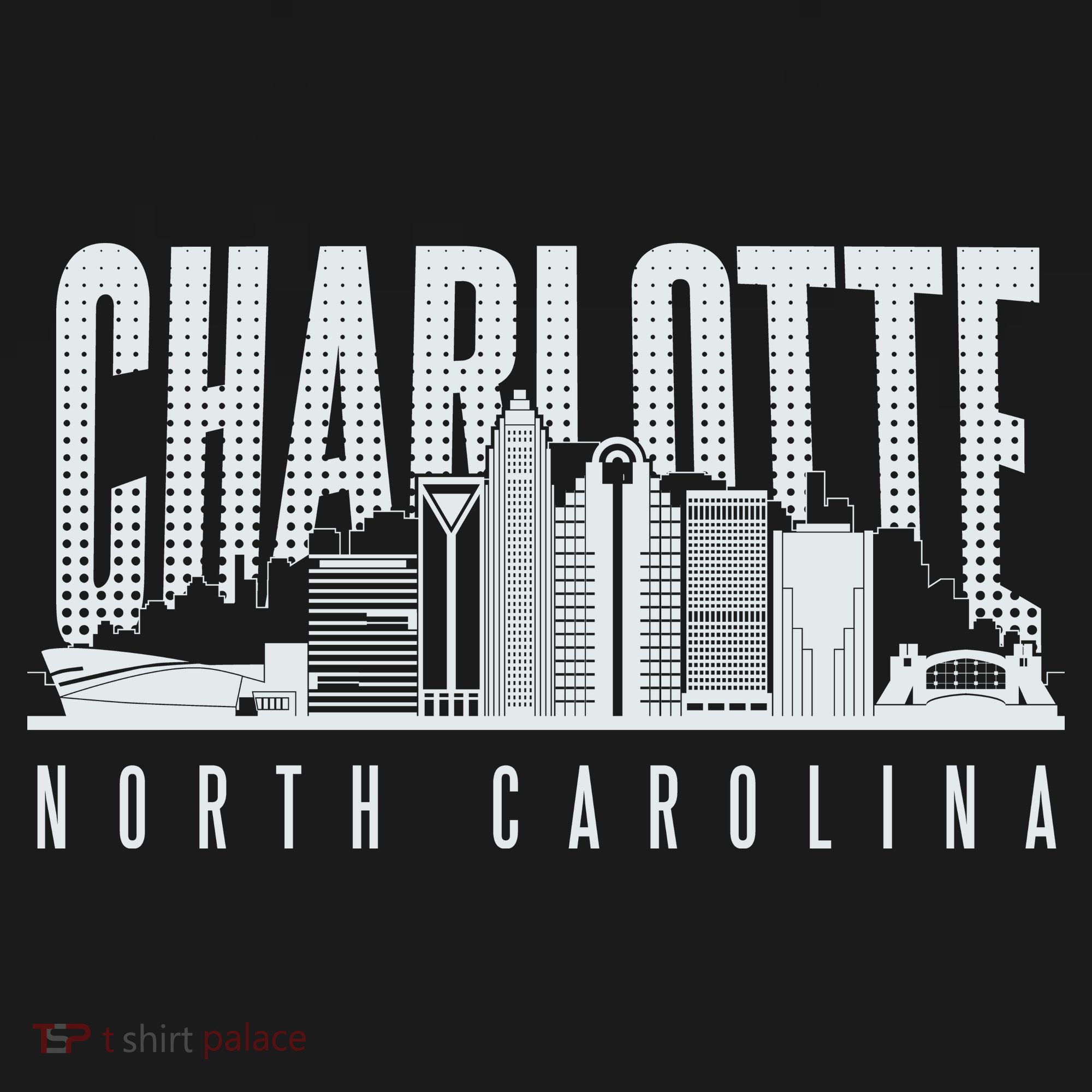 Charlotte North Carolina City Baby Bodysuit