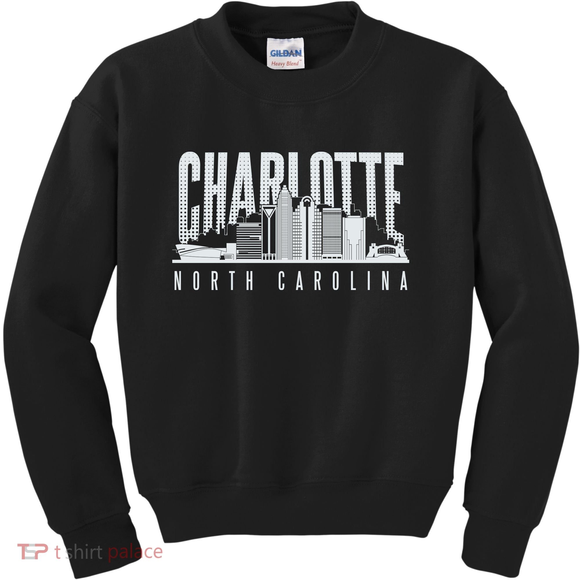 Charlotte North Carolina City Kids Sweatshirt