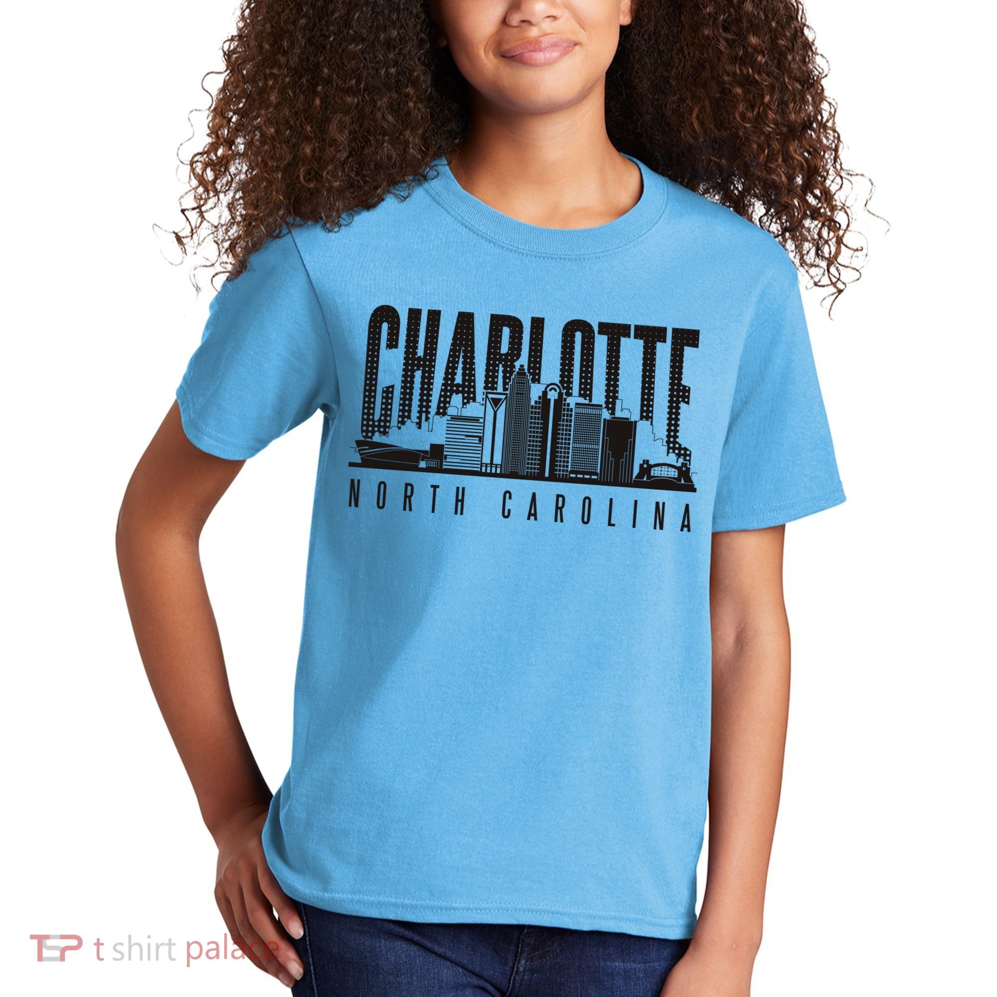 Charlotte North Carolina City Kids T-Shirt