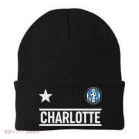 Charlotte North Carolina Soccer Jersey Beanie thumb 0