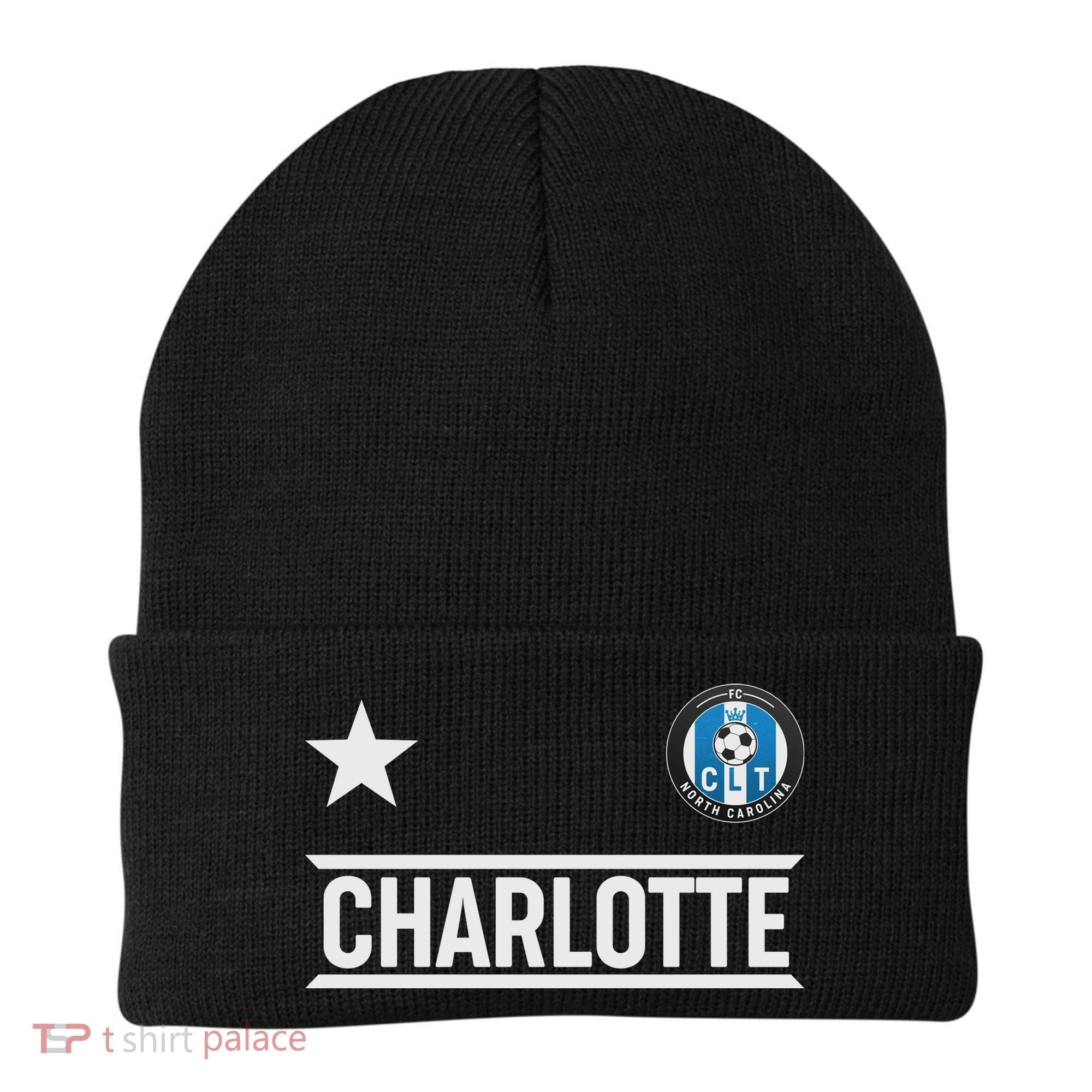 Charlotte North Carolina Soccer Jersey Beanie