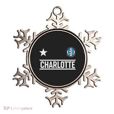 Charlotte North Carolina Soccer Jersey Ornament