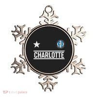 Charlotte North Carolina Soccer Jersey Ornament thumb 0