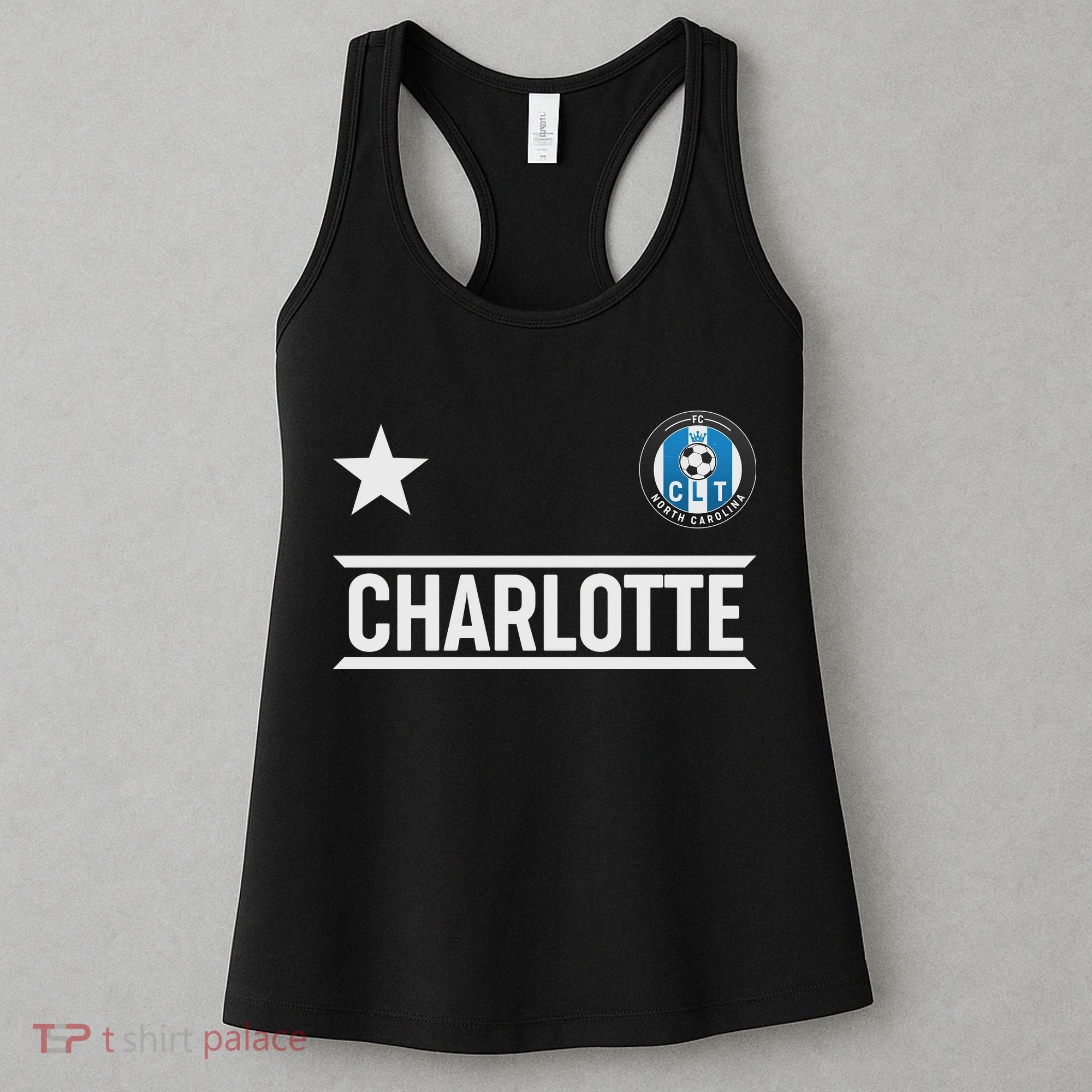 Charlotte North Carolina Soccer Jersey Women's Tank Top
