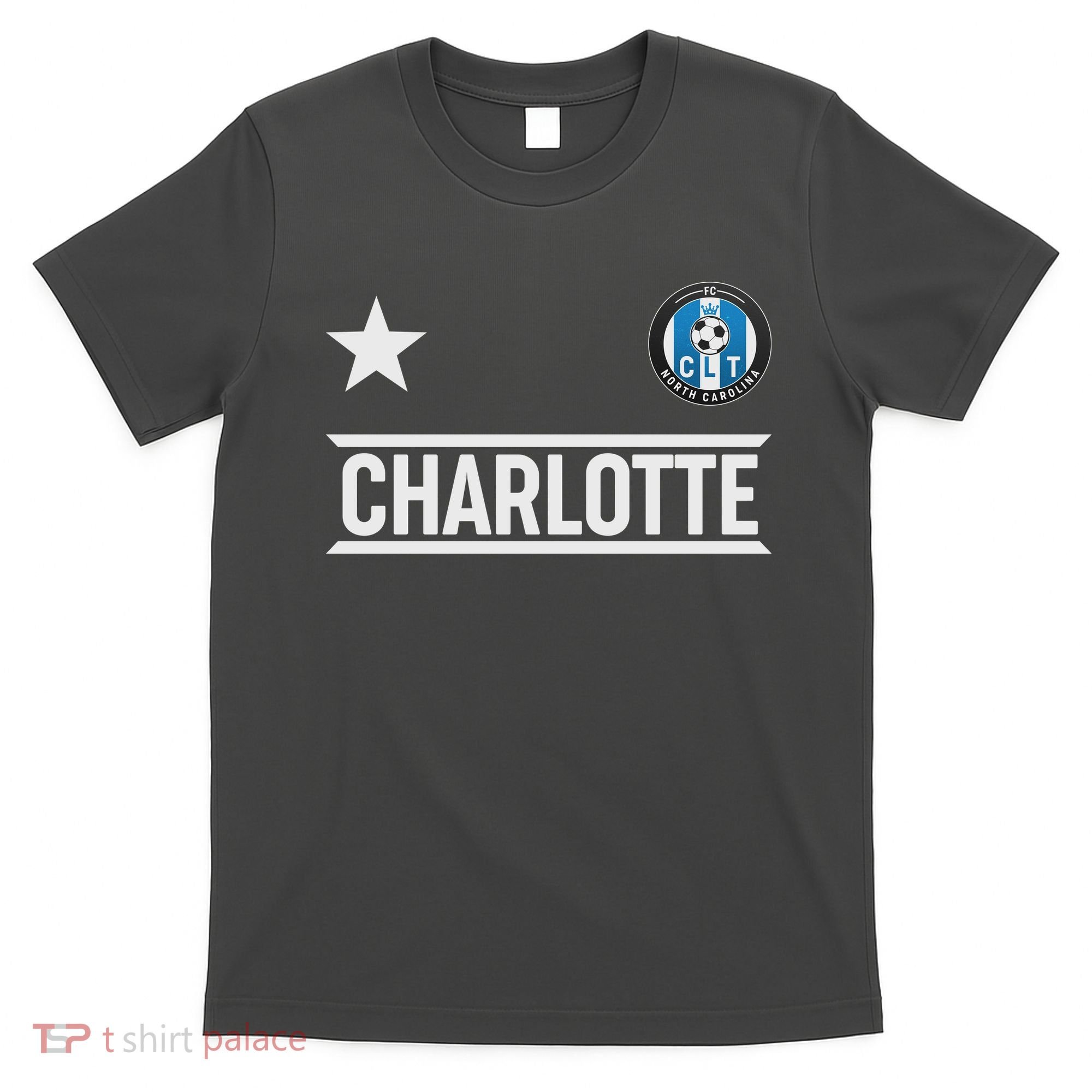 Charlotte North Carolina Soccer Jersey T-Shirt