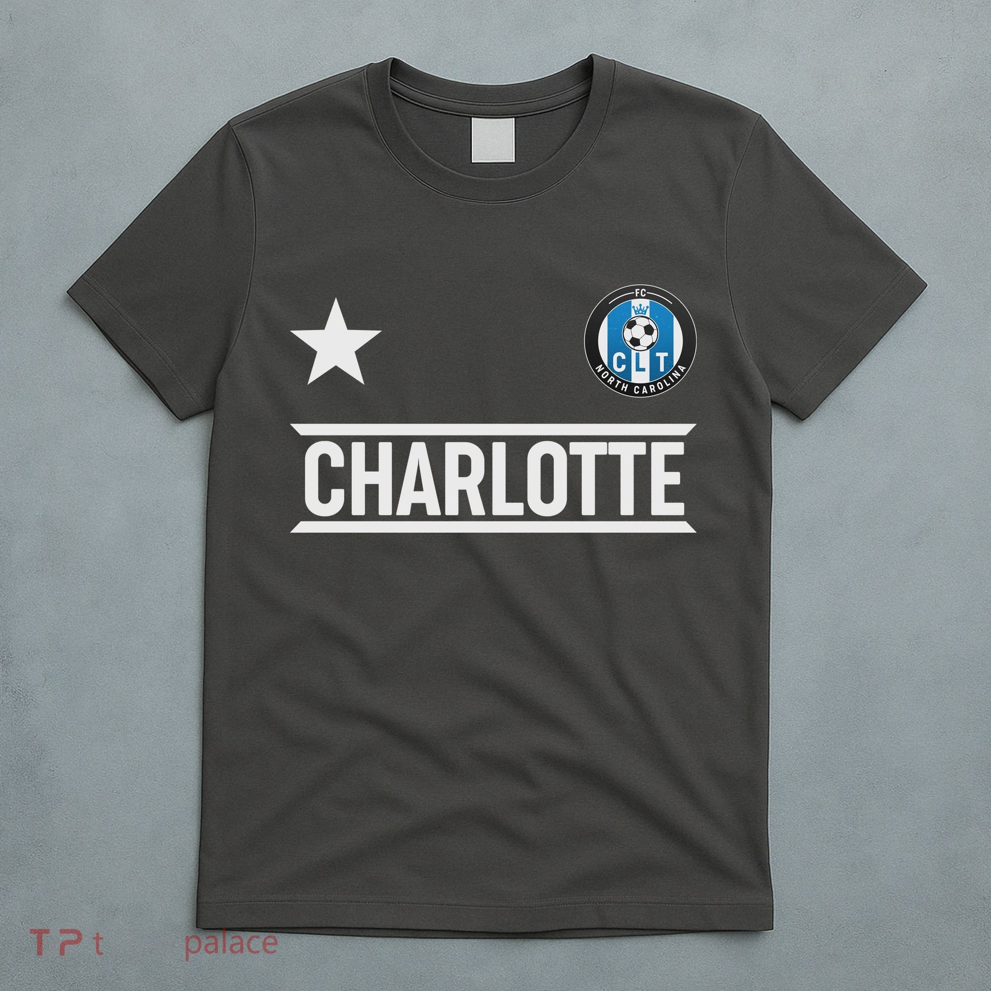 Charlotte North Carolina Soccer Jersey T-Shirt