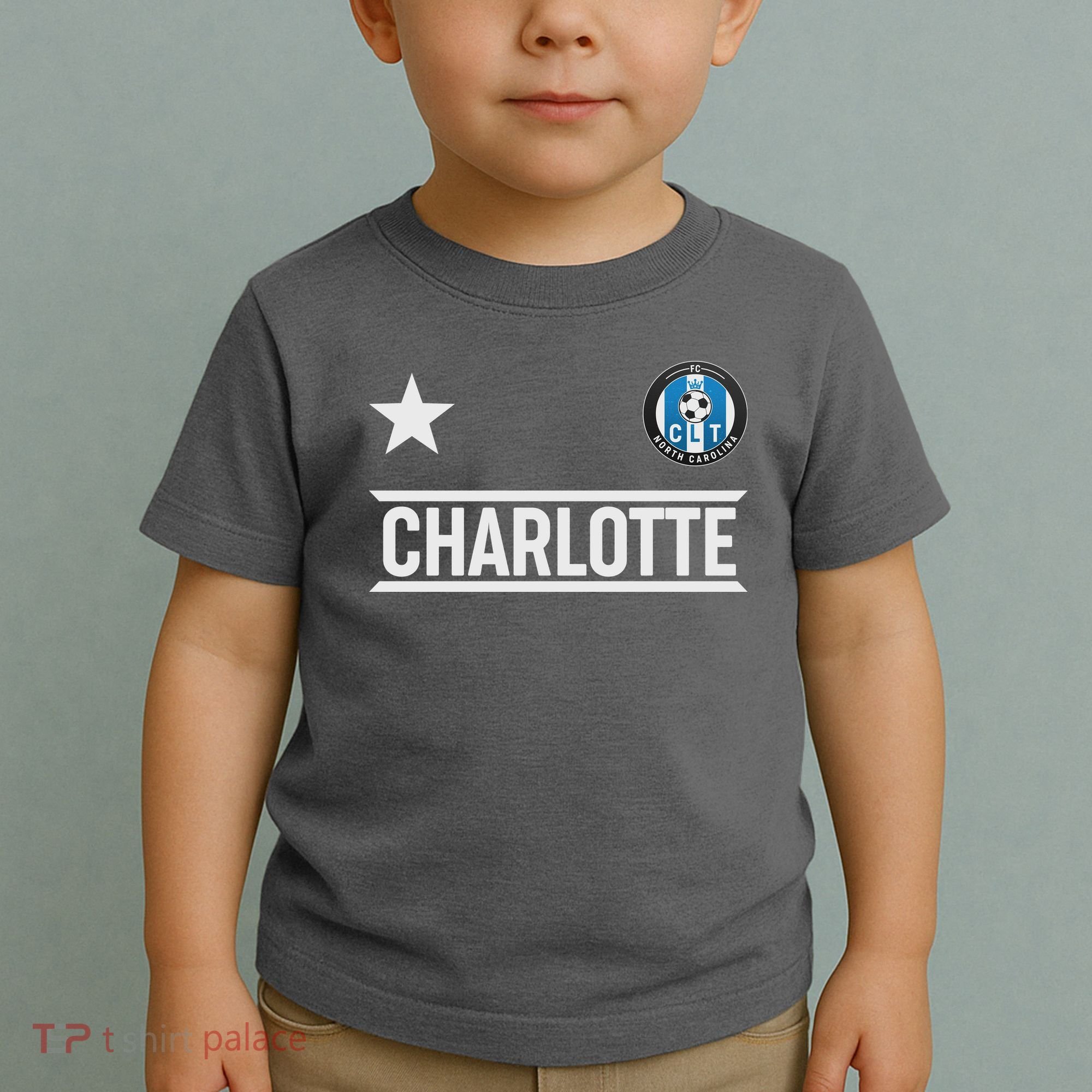 Charlotte North Carolina Soccer Jersey Toddler T-Shirt