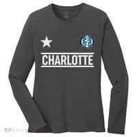 Charlotte North Carolina Soccer Jersey Women's Long Sleeve Shirt thumb 0