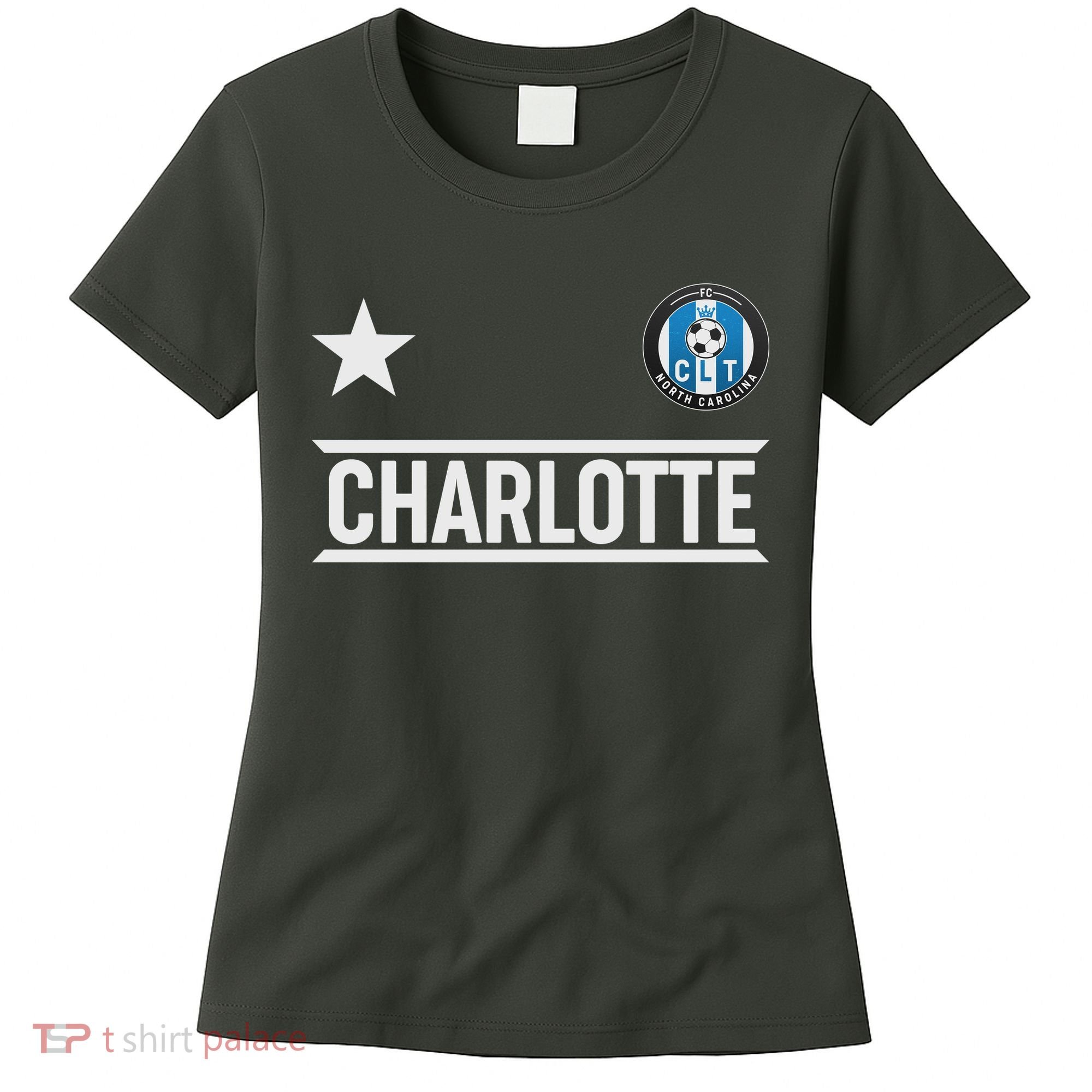 Charlotte North Carolina Soccer Jersey Women's T-Shirt