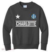 Charlotte North Carolina Soccer Jersey Kids Sweatshirt thumb 0