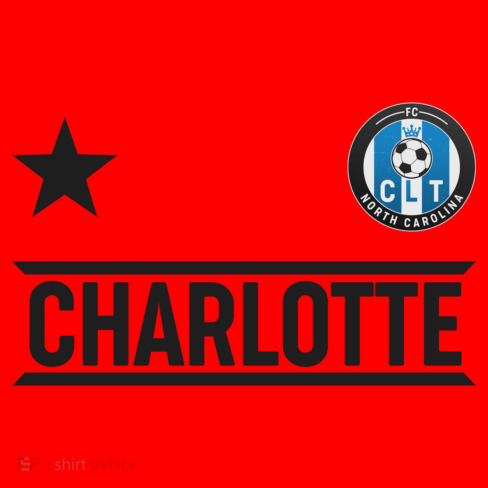 Charlotte North Carolina Soccer Jersey Santa Hat