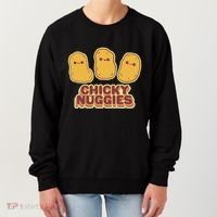 Chicky Nuggies Cute Retro Kawaii Chicken Nuggets Nuggs Meme Women's Sweatshirt thumb 0