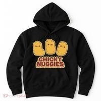 Chicky Nuggies Cute Retro Kawaii Chicken Nuggets Nuggs Meme Hoodie thumb 0