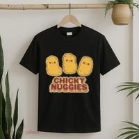 Chicky Nuggies Cute Retro Kawaii Chicken Nuggets Nuggs Meme T-Shirt thumb 2