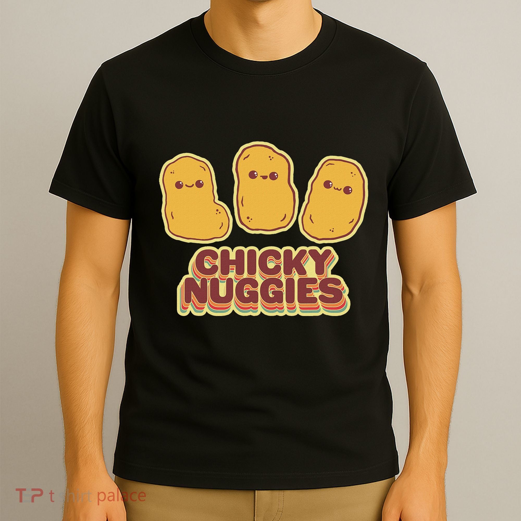 Chicky Nuggies Cute Retro Kawaii Chicken Nuggets Nuggs Meme T-Shirt