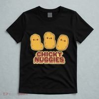 Chicky Nuggies Cute Retro Kawaii Chicken Nuggets Nuggs Meme T-Shirt thumb 5