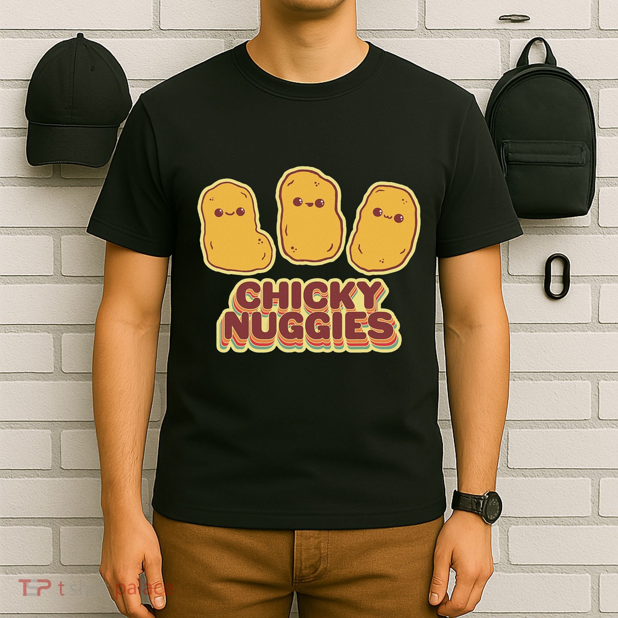 Chicky Nuggies Cute Retro Kawaii Chicken Nuggets Nuggs Meme T-Shirt