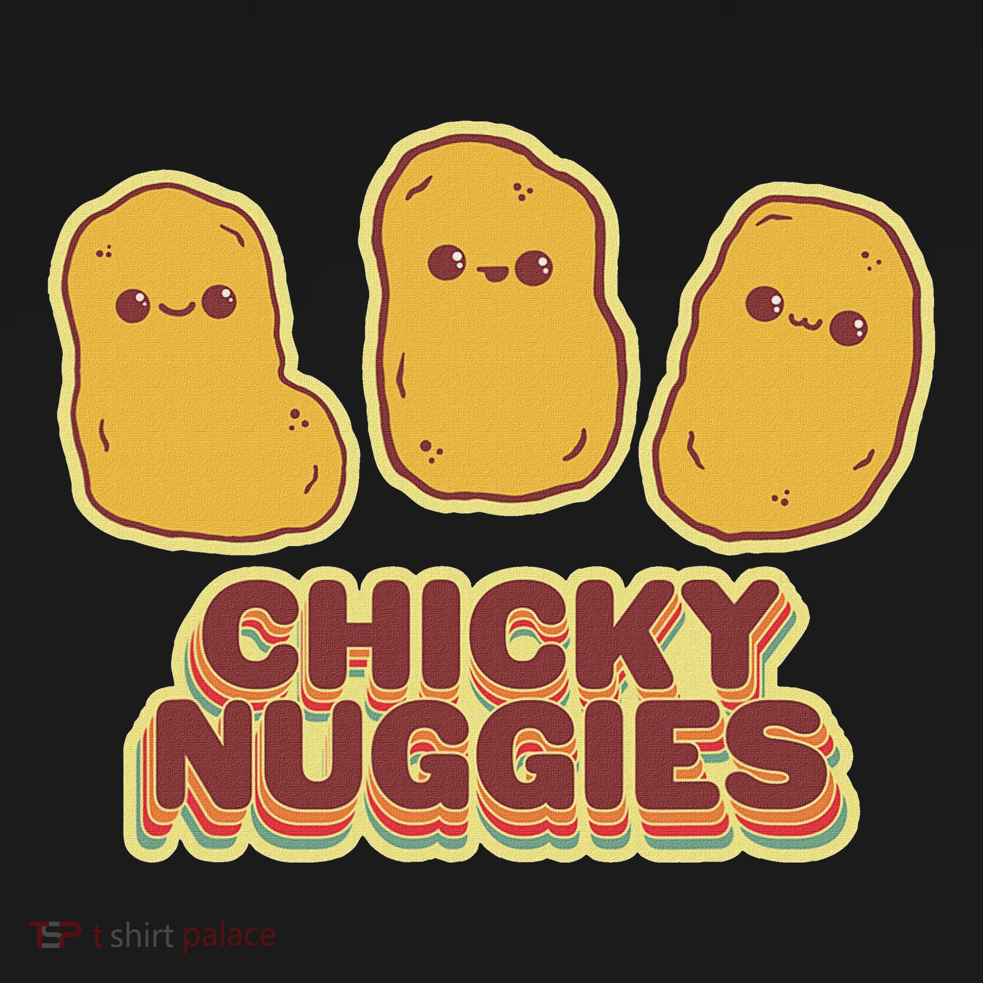 Chicky Nuggies Cute Retro Kawaii Chicken Nuggets Nuggs Meme T-Shirt