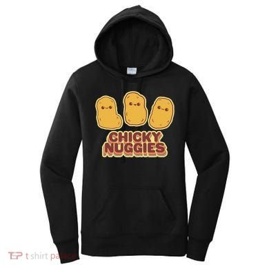 Chicky Nuggies Cute Retro Kawaii Chicken Nuggets Nuggs Meme Women's Hoodie