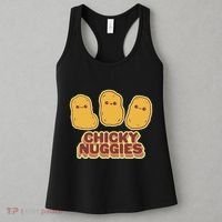 Chicky Nuggies Cute Retro Kawaii Chicken Nuggets Nuggs Meme Women's Tank Top thumb 3